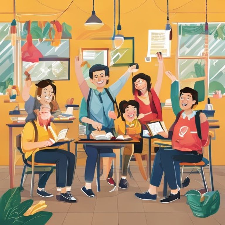 Ilustrasi Pelajar Gila Menulis: Pakai Bahasa Indonesia untuk Mendalami Pendidikan Sekolah